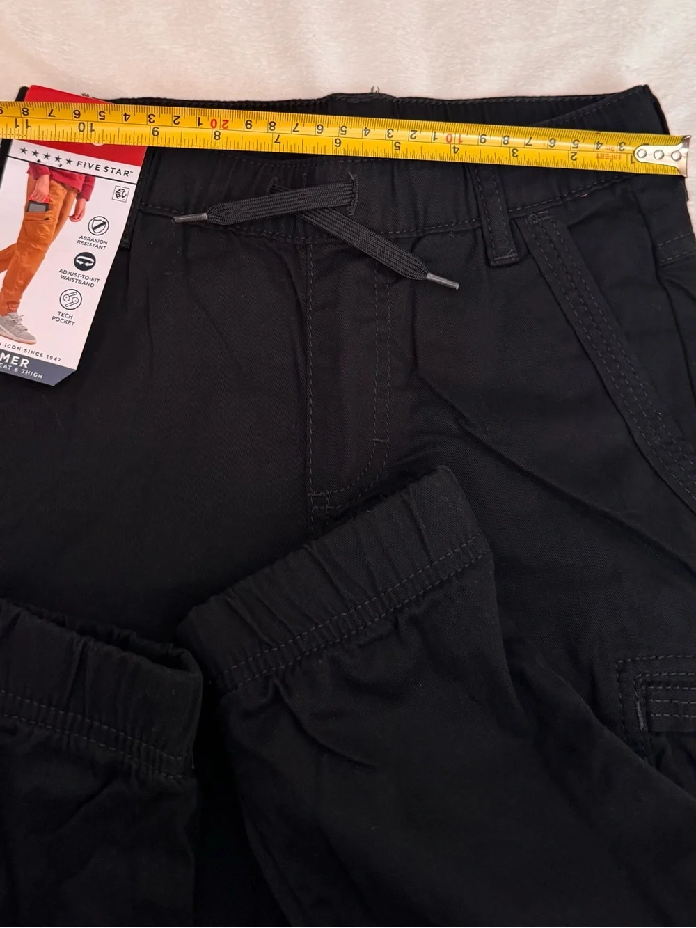 Wrangler Boys Gamer Cargo Twill Pant,, Size 7, Black